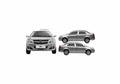 Blueprint Geely MK Sedan 2008 01 A4 Photo Print