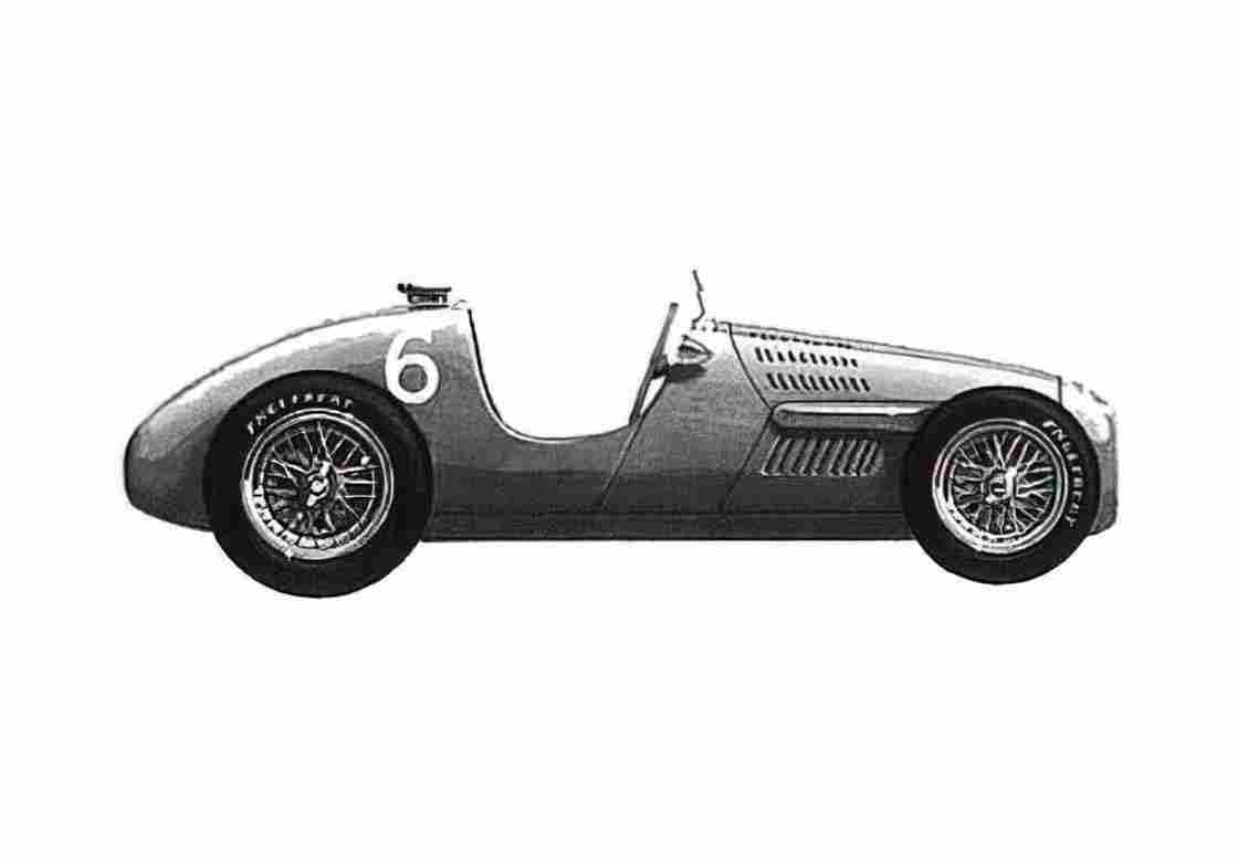 Blueprint Gordini T16 F1 OW 1952 A4 Photo Print