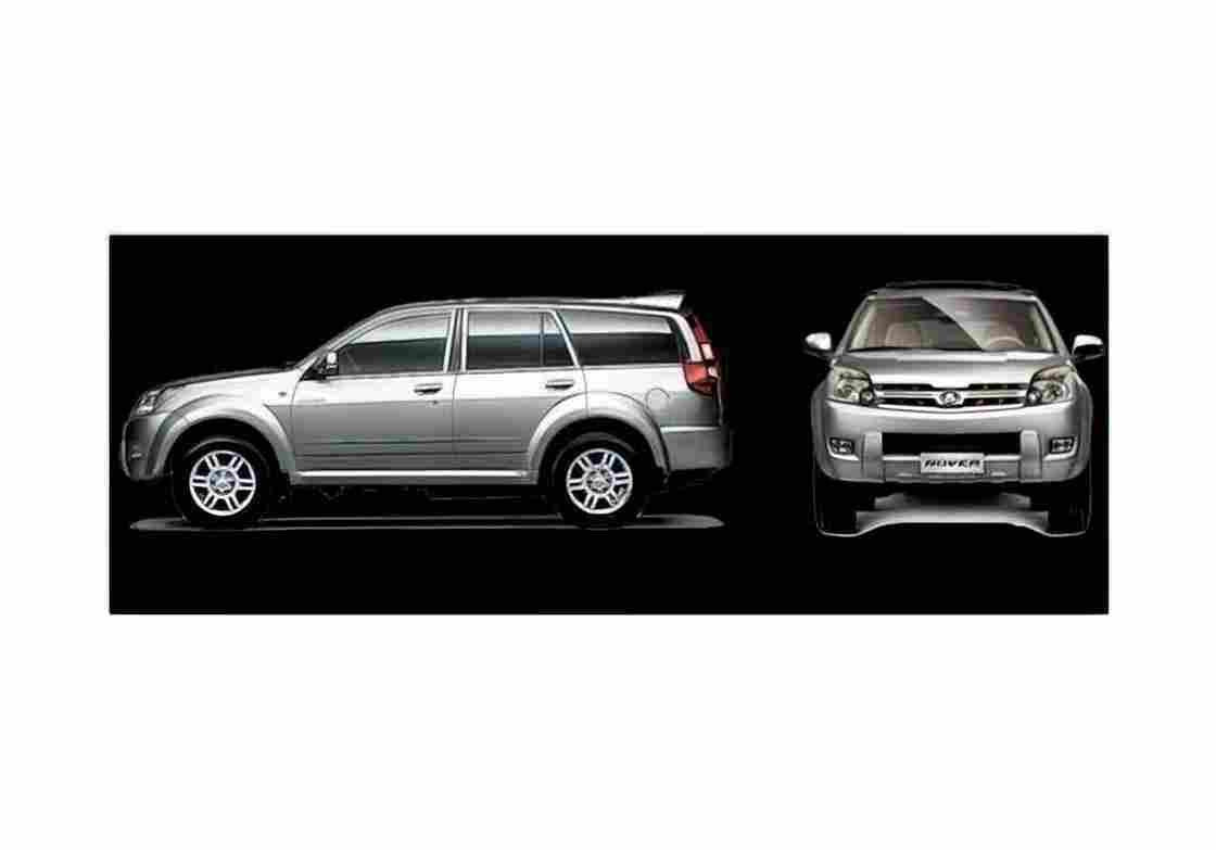 Blueprint Great Wall Hover SUV 2005 A4 Photo Print