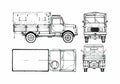 Blueprint Hanomag AL28 Truck 1964 A4 Photo Print