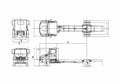 Blueprint Hino 258ALP Truck 2009 A4 Photo Print