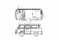 Blueprint Hino Commerce Van 1961 A4 Photo Print