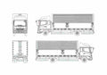 Blueprint Hino Ranger Pro Wing High Roof Truck 2001 A4 Photo Print