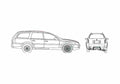 Blueprint Holden Adventra Wagon 2006 A4 Photo Print