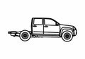 Blueprint Holden Colorado Crew Cab Chassis Pick up 2009 A4 Photo Print