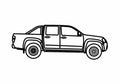 Blueprint Holden Colorado Crew Cab Pick up 2009 A4 Photo Print
