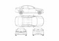 Blueprint Holden Commodore Sedan 2006 A4 Photo Print