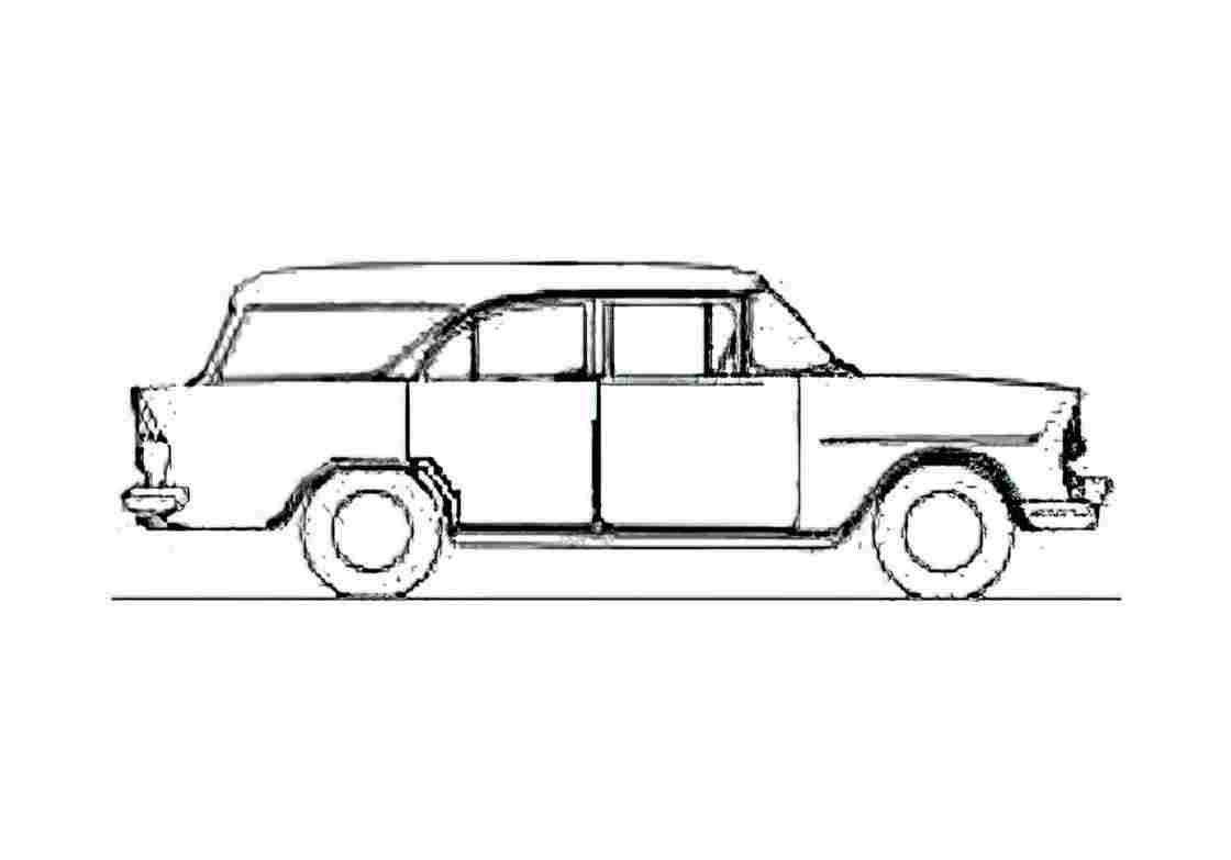 Blueprint Holden FB Wagon 1960 A4 Photo Print