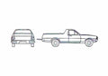 Blueprint Holden HK Ute Pick up 1971 A4 Photo Print