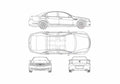 Blueprint Holden Statesman Sedan 2006 A4 Photo Print
