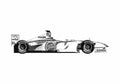 Blueprint Honda BAR 002 F1 OW 2000 A4 Photo Print