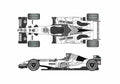 Blueprint Honda BAR 006 Japan GP OW 2004 A4 Photo Print