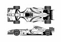 Blueprint Honda F1 OW 2006 A4 Photo Print