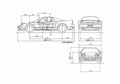 Blueprint Honda NSX Coupe 1997 A4 Photo Print
