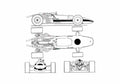 Blueprint Honda RA302 F1 GP OW 1968 A4 Photo Print