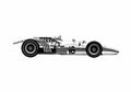 Blueprint Honda RA302 F1 V8 OW 1968 A4 Photo Print
