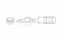 Blueprint Honda S2000 Cabriolet 2006 A4 Photo Print
