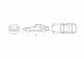 Blueprint Honda S2000 Coupe 2005 A4 Photo Print