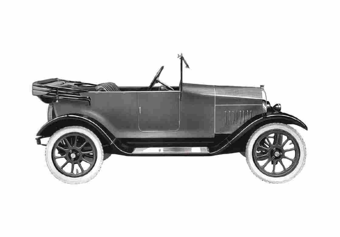 Blueprint Humber 8HP Cabriolet 1924 A4 Photo Print