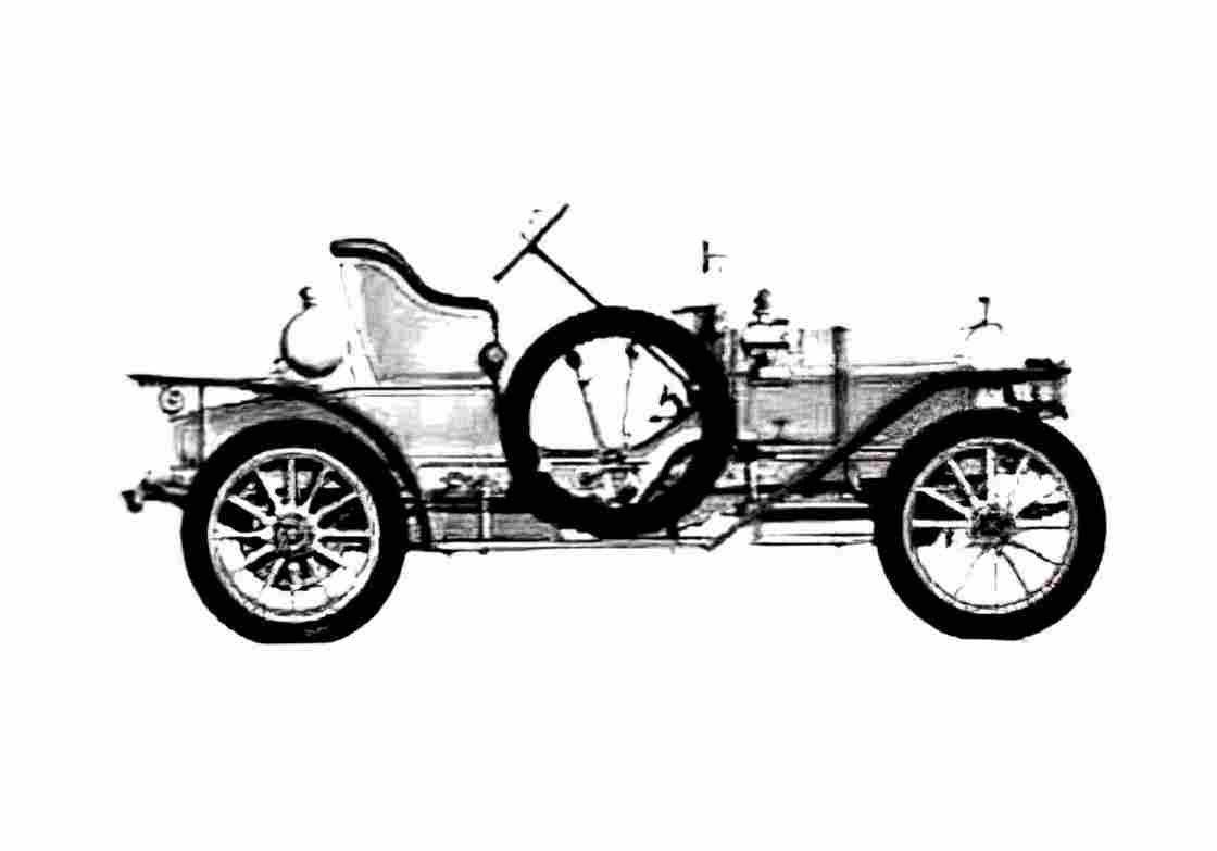 Blueprint Humber Cabriolet 1909 A4 Photo Print