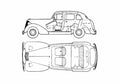 Blueprint Humber Hawk Wagon 1948 A4 Photo Print