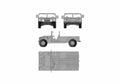 Blueprint Hummer Humvee Open Pick up 1984 A4 Photo Print