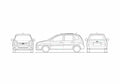 Blueprint Hyundai Matrix Minivan 2009 A4 Photo Print