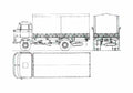 Blueprint IFA W50 L SP Truck 1973 A4 Photo Print