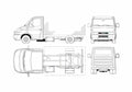 Blueprint Iveco Daily 65C17 Cab Chassis Truck 2000 A4 Photo Print