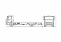 Blueprint Iveco Eurocargo ML60E 14K Truck 2008 A4 Photo Print