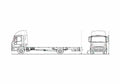 Blueprint Iveco Eurocargo ML60E 16 Truck 2008 A4 Photo Print