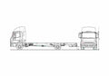 Blueprint Iveco Eurocargo ML60E14 Truck 2008 A4 Photo Print