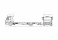 Blueprint Iveco Eurocargo ML65E 14 Truck 2008 A4 Photo Print