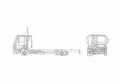Blueprint Iveco ML150 E24 Truck A4 Photo Print
