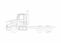 Blueprint Iveco Powerstar ADN10 6x4 Truck A4 Photo Print
