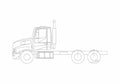 Blueprint Iveco Powerstar ADN13 6x4 Truck A4 Photo Print