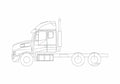 Blueprint Iveco Powerstar ATN10 6x4 Truck A4 Photo Print