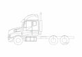 Blueprint Iveco Powerstar ATN13 6x4 Truck A4 Photo Print