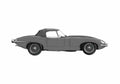 Blueprint Jaguar E Type Convertible Cabriolet 1961 A4 Photo Print