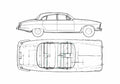 Blueprint Jaguar Mark X 4.2 Litre Sedan 1961 A4 Photo Print