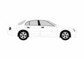 Blueprint Jaguar S Type Sedan 2004 A4 Photo Print
