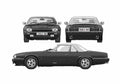 Blueprint Jaguar XJS 4.0 Convertible Cabriolet 1992 A4 Photo Print