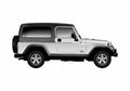 Blueprint Jeep Rubicon SUV 1997 A4 Photo Print