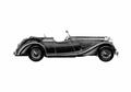 Blueprint Jensen 3.5L V8 Cabriolet 1937 A4 Photo Print
