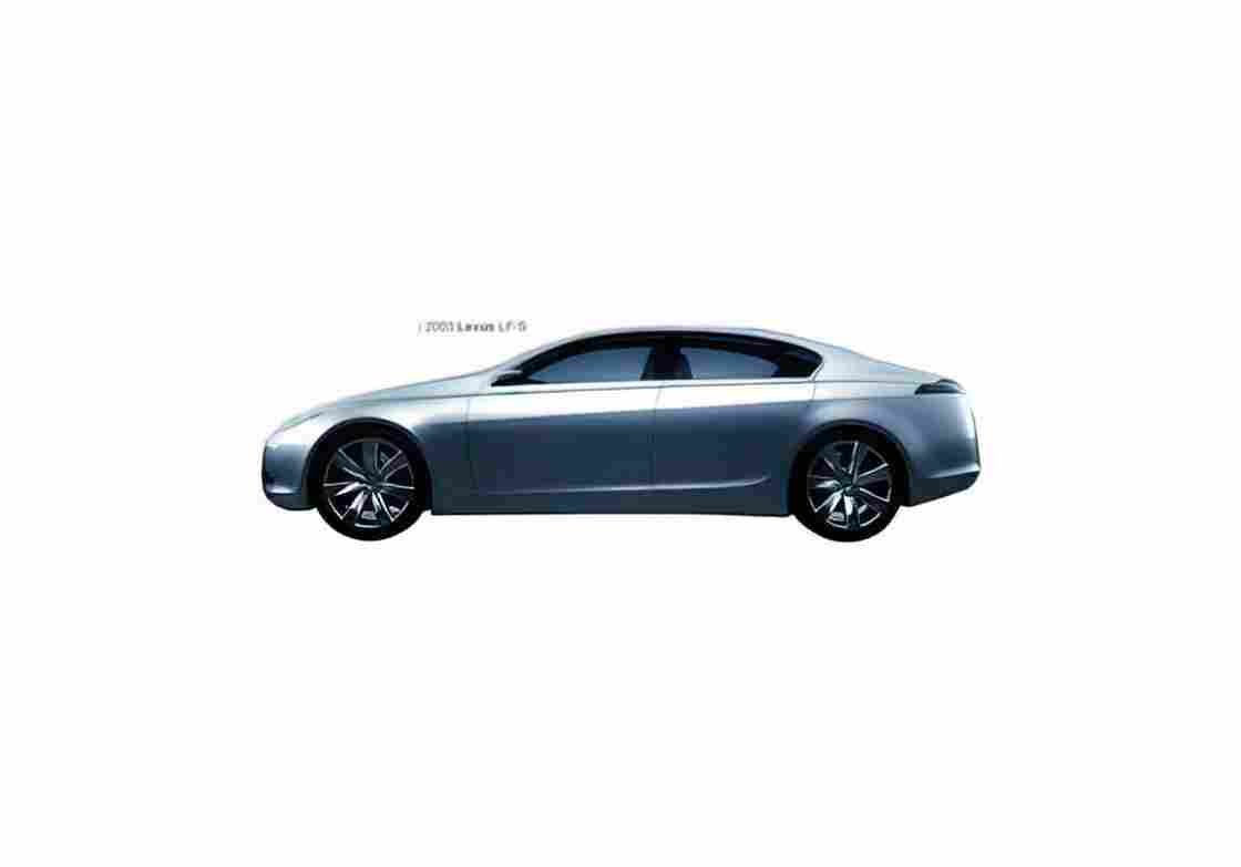 Blueprint Lexus LF S Concept Sedan 2003 01 A4 Photo Print