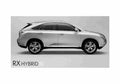 Blueprint Lexus RX Hybrid SUV 2010 A4 Photo Print