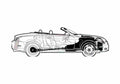 Blueprint Lexus SC 430 Cabriolet 2003 A4 Photo Print