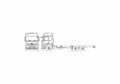 Blueprint Mercedes Benz Actros 6x2 Rigid Truck 2010 01 A4 Photo Print