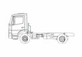 Blueprint Mercedes Benz Atego 13LS Truck A4 Photo Print