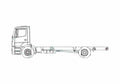 Blueprint Mercedes Benz Axor 18 Truck A4 Photo Print